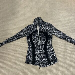 A flattering lulu lifestyle/active ware jacket
